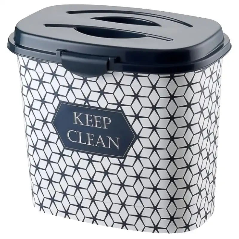 Контейнер для прального порошку Elif Keep Clean, 7 л, 280x180x250 мм, пластик, 389-1 купити недорого в Україні, фото 1