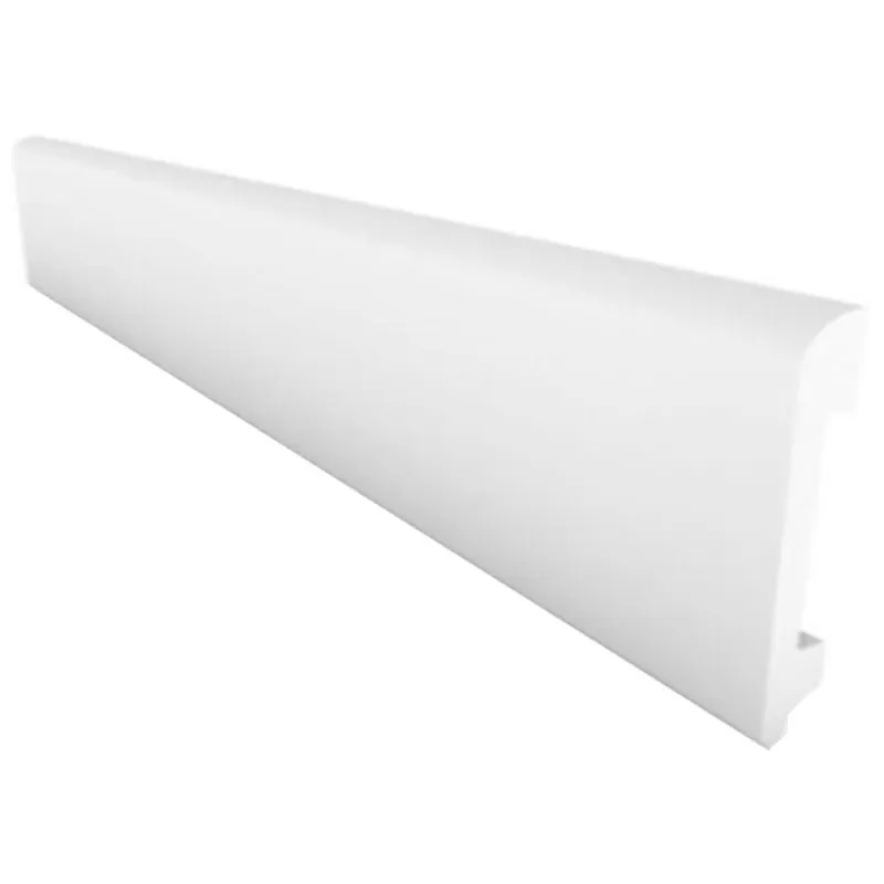 Плінтус підлоговий Damar DP15, 16х80 мм, 2 м, білий купити недорого в Україні, фото 1