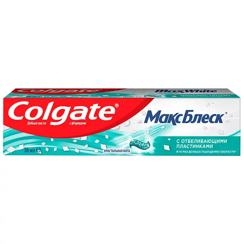 Зубна паста Colgate Макс Блиск, 50 мл, FCN89075 купити недорого в Україні, фото 1