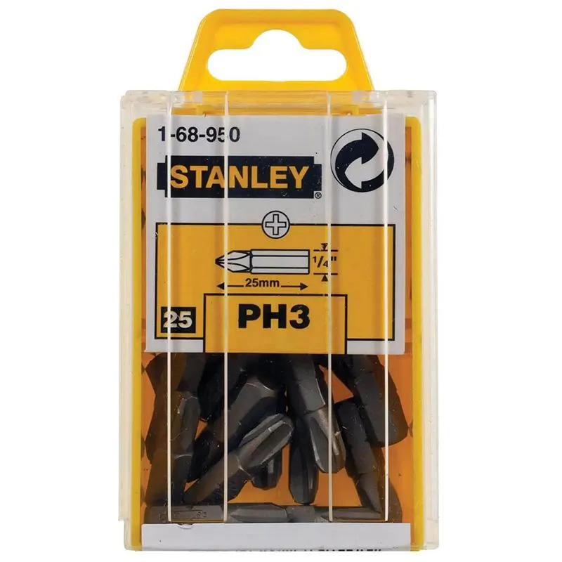 Набір біт Stanley PH3, 25 мм, 25 шт, 47-155 купити недорого в Україні, фото 2