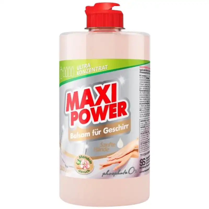 Средство для мытья посуды Maxi Power Миндаль, 500 мл, DS764505 купить недорого в Украине, фото 1