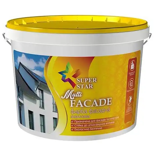 Фарба фасадна Star Paint Multi Facade, 1,4 кг купити недорого в Україні, фото 1