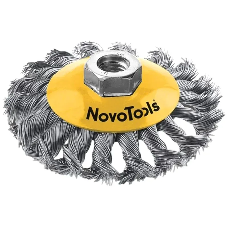 Щетка конусная NovoTools, 100 мм, NTBWBB10014ST купить недорого в Украине, фото 1