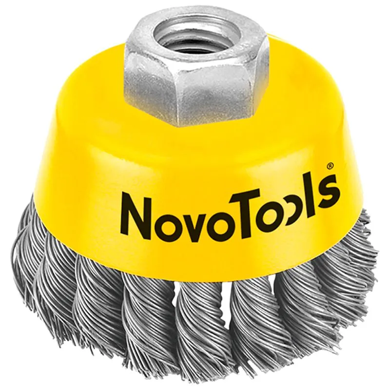 Щетка торцевая NovoTools, 100 мм, NTWB10014ST купить недорого в Украине, фото 1