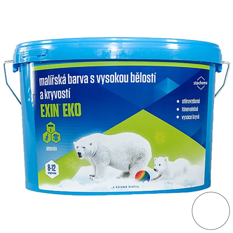 Краска акриловая Stachema Exin Eco, 10 л, белый купить недорого в Украине, фото 1