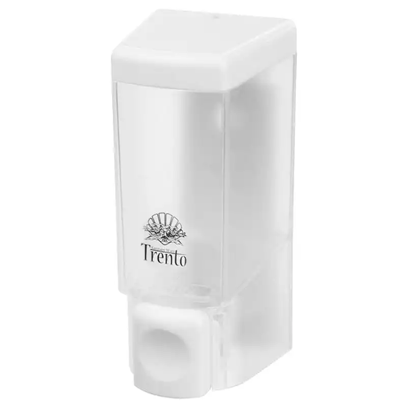 Дозатор для жидкого мыла настенный Trento FD-130, кнопочный, пластик, 0,25 л, белый купить недорого в Украине, фото 1