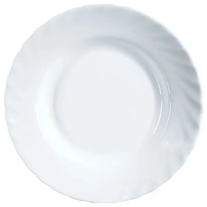 Тарілка глибока Luminarc Arty Trianon, кругла, 22,5 см, білий купити недорого в Україні, фото 1