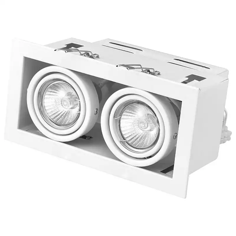 Світильник Euroelectric Eurolamp GU10x2, LHK2-LED-GU10(white) купити недорого в Україні, фото 1