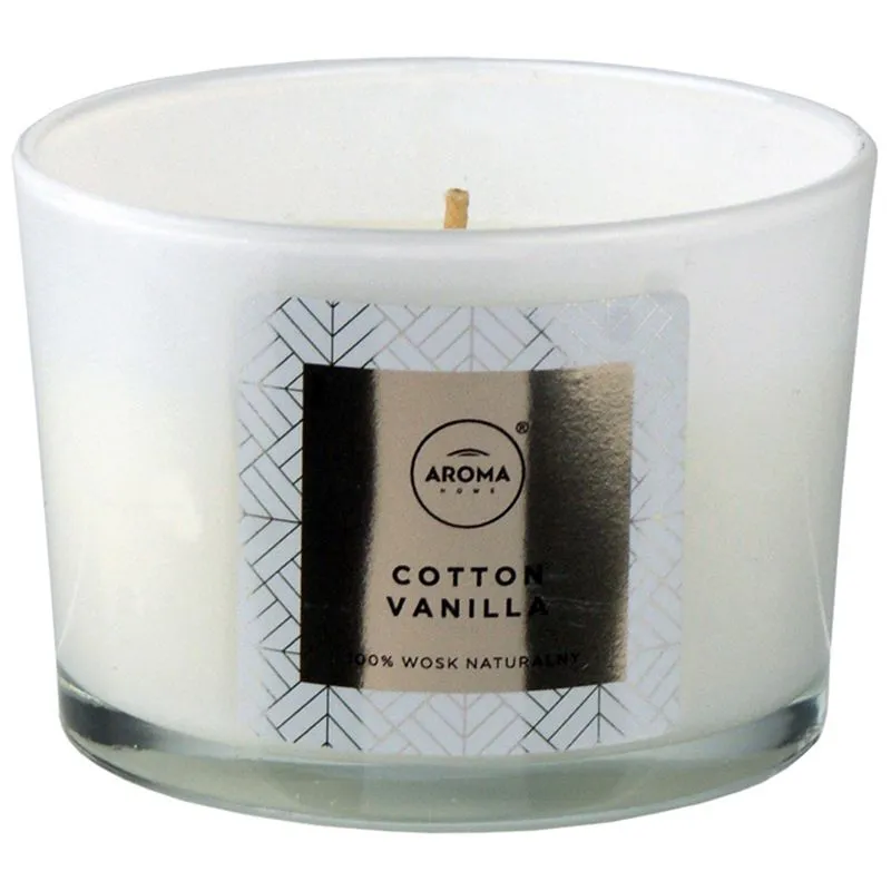 Свічка Aroma Home Elegance Cotton Vanilla, 115 гр купити недорого в Україні, фото 1