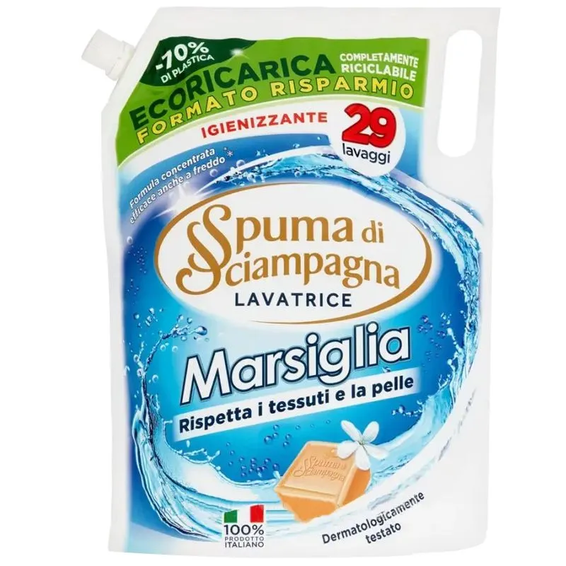 Гель для прання Spuma Di Sciampagna Marsiglia, 29 циклів, 1,305 л, 290100 купити недорого в Україні, фото 1