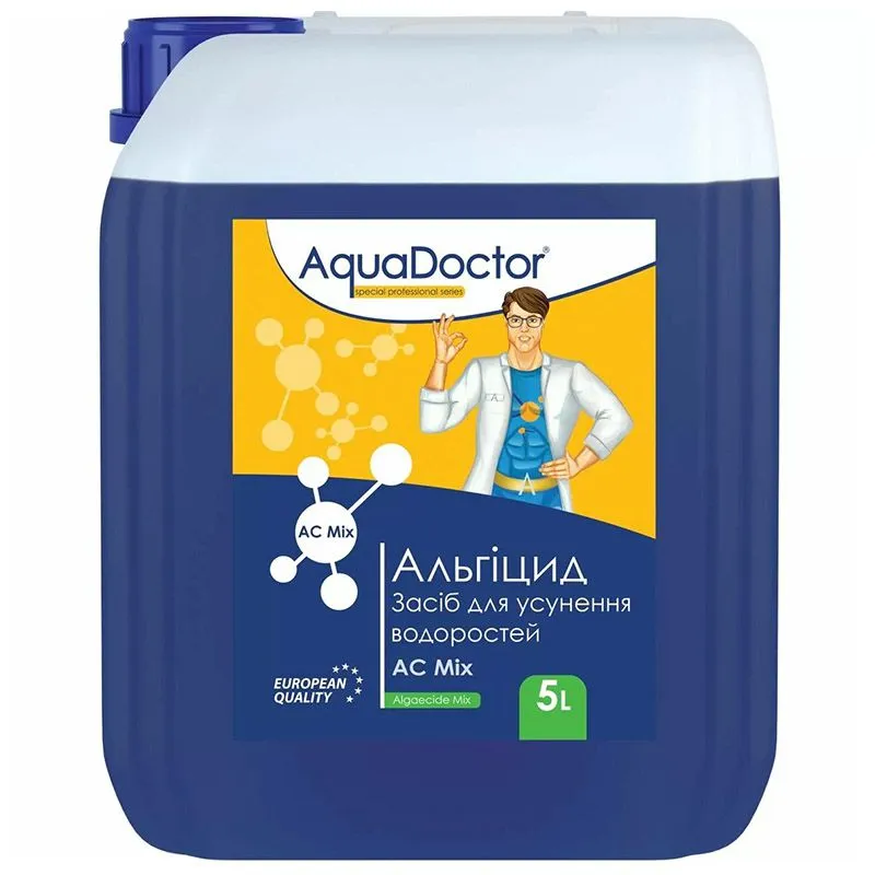Альгіцид для усунення водоростей AquaDoctor AC Mix, 5 л, AC MIX-5 купити недорого в Україні, фото 1