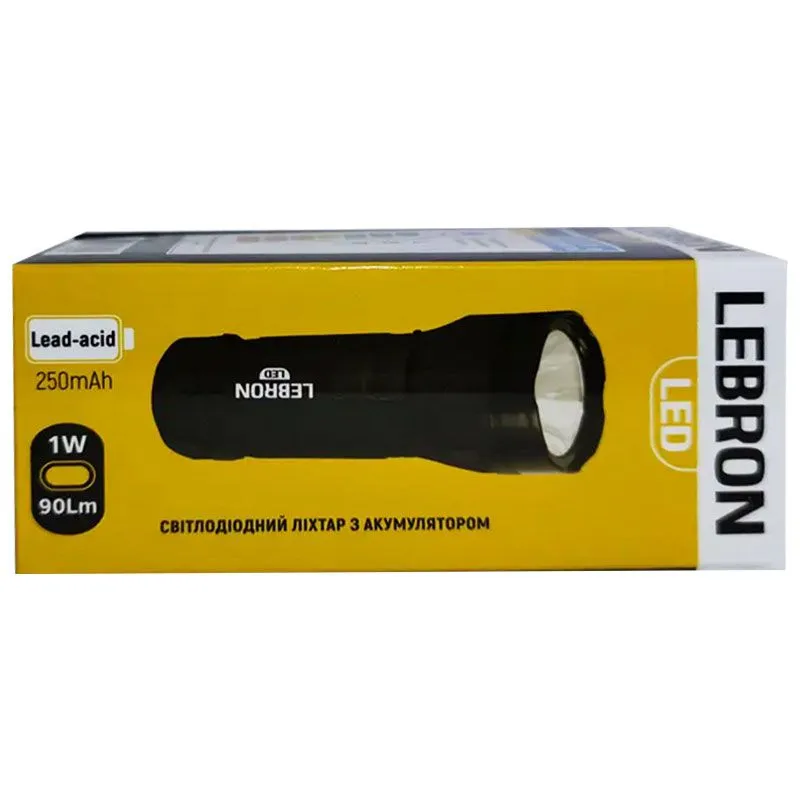 Фонарик ручной Lebron, 1W, 250 mAh L-HL-10 LED, 15-15-10 купить недорого в Украине, фото 2